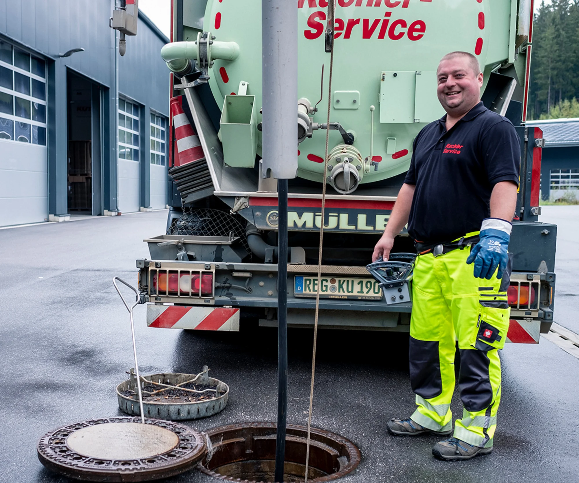 Ablauf von Kanalreinigung und Rohrreinigung in Babenhausen
